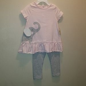Baby girl never worn 24 month 2 piece outfit